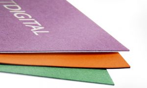 Business cards, duplex, coloured card
