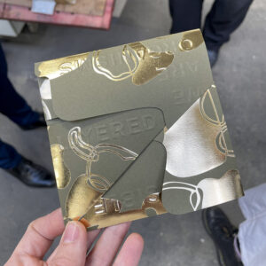 foiled envelope